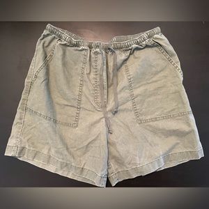 LL Bean Outdoor Shorts - Size Small - Olive Green - Gently Used